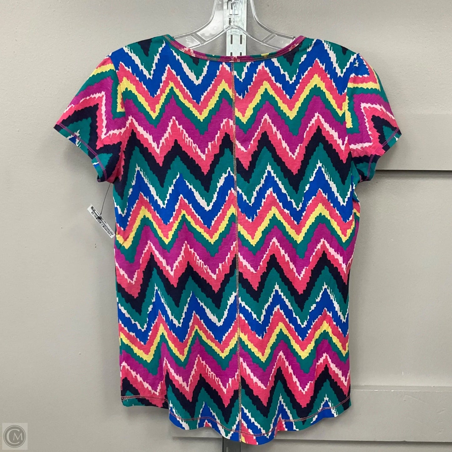 Top Short Sleeve Designer By Lilly Pulitzer In Multi-colored, Size: S