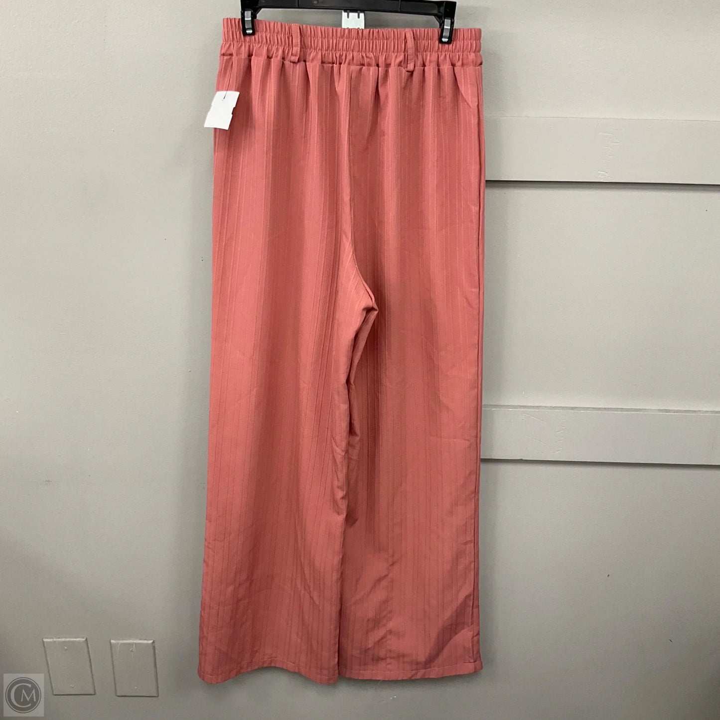 Pants Wide Leg By Shein In Pink, Size: L