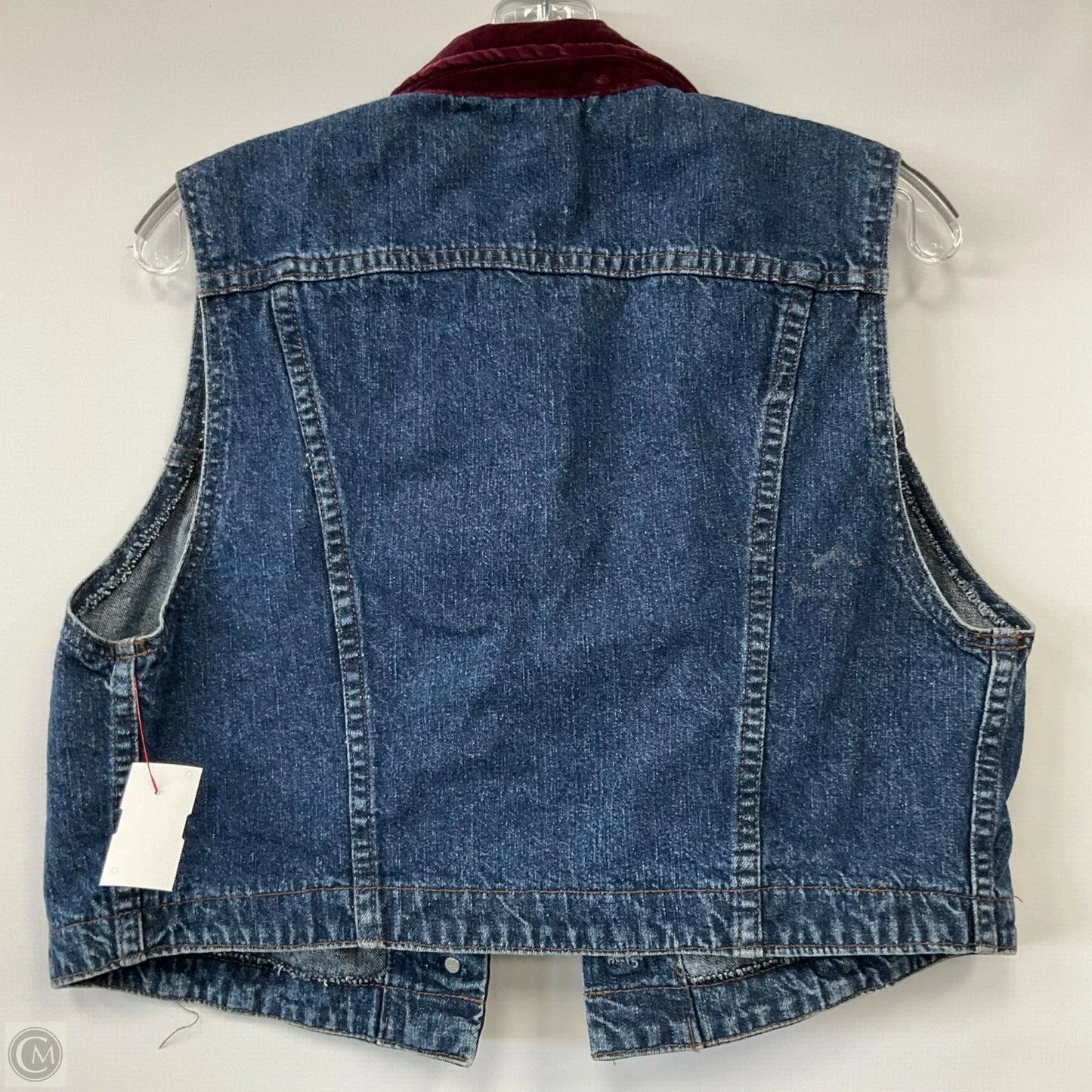 Vest Other by Lee In Blue Denim, Size: S