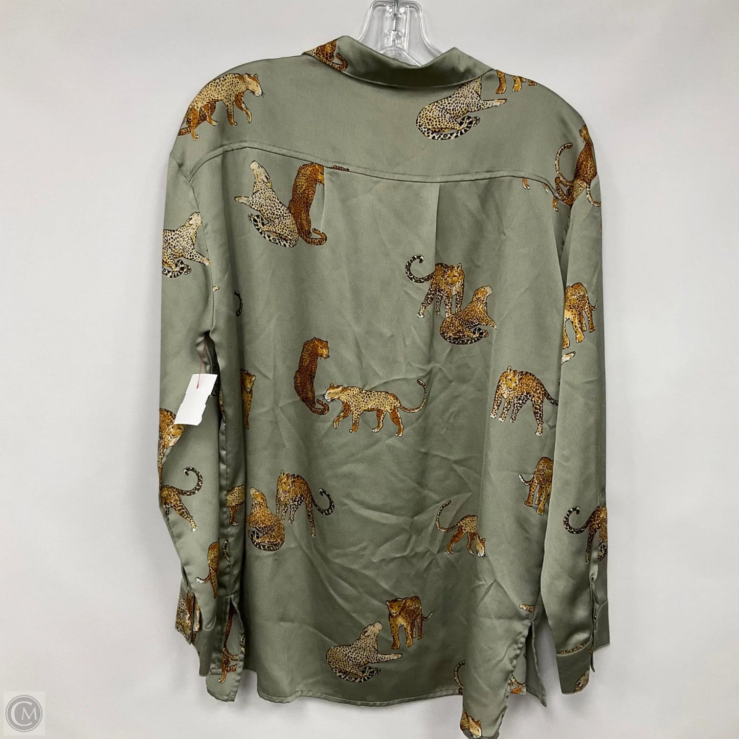 Blouse Long Sleeve By Umgee In Animal Print, Size: M