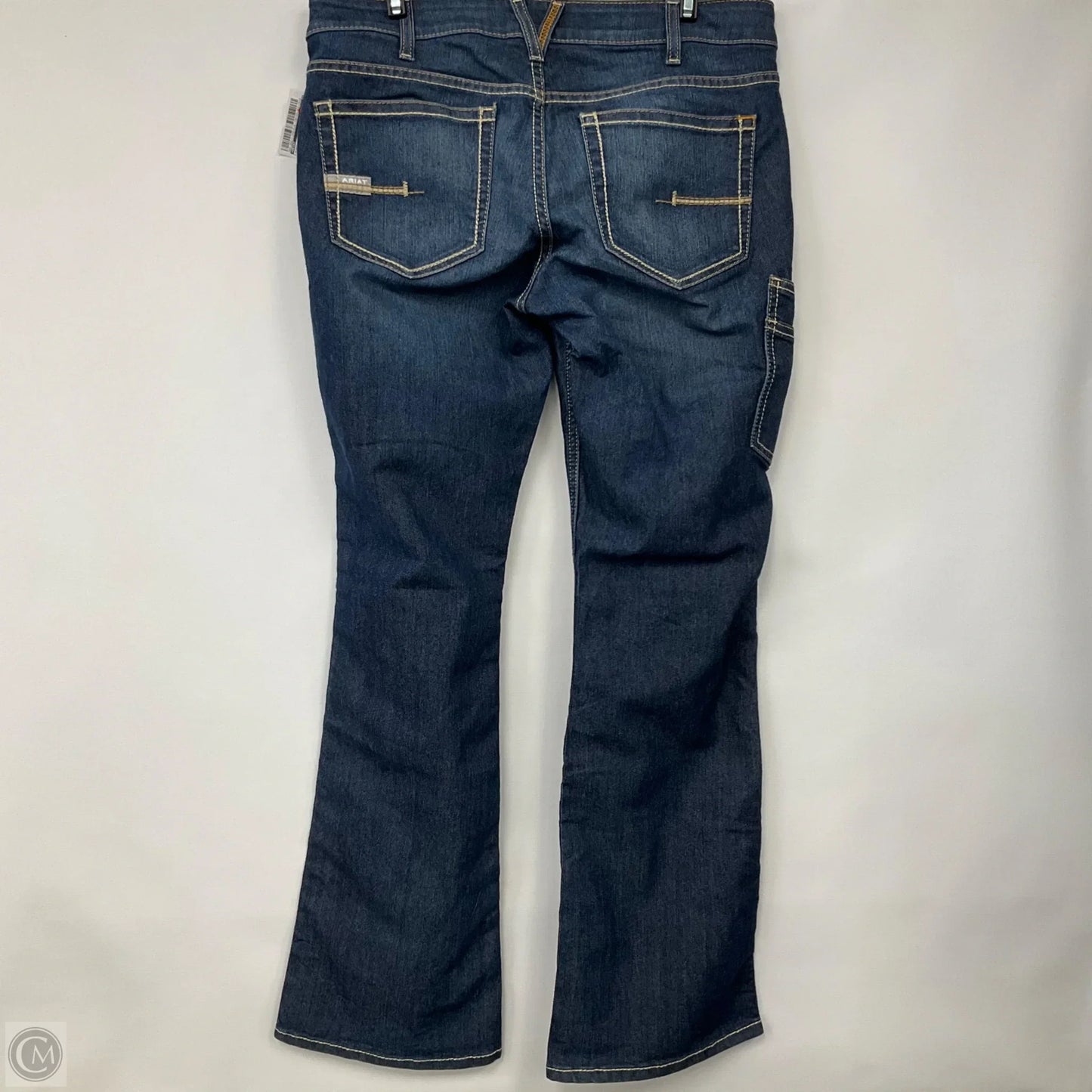Jeans Boot Cut By Ariat In Blue Denim, Size: 12l