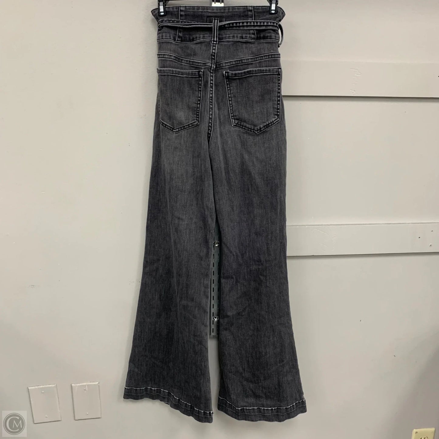 Jeans Wide Leg By Altard State In Black Denim, Size: 8