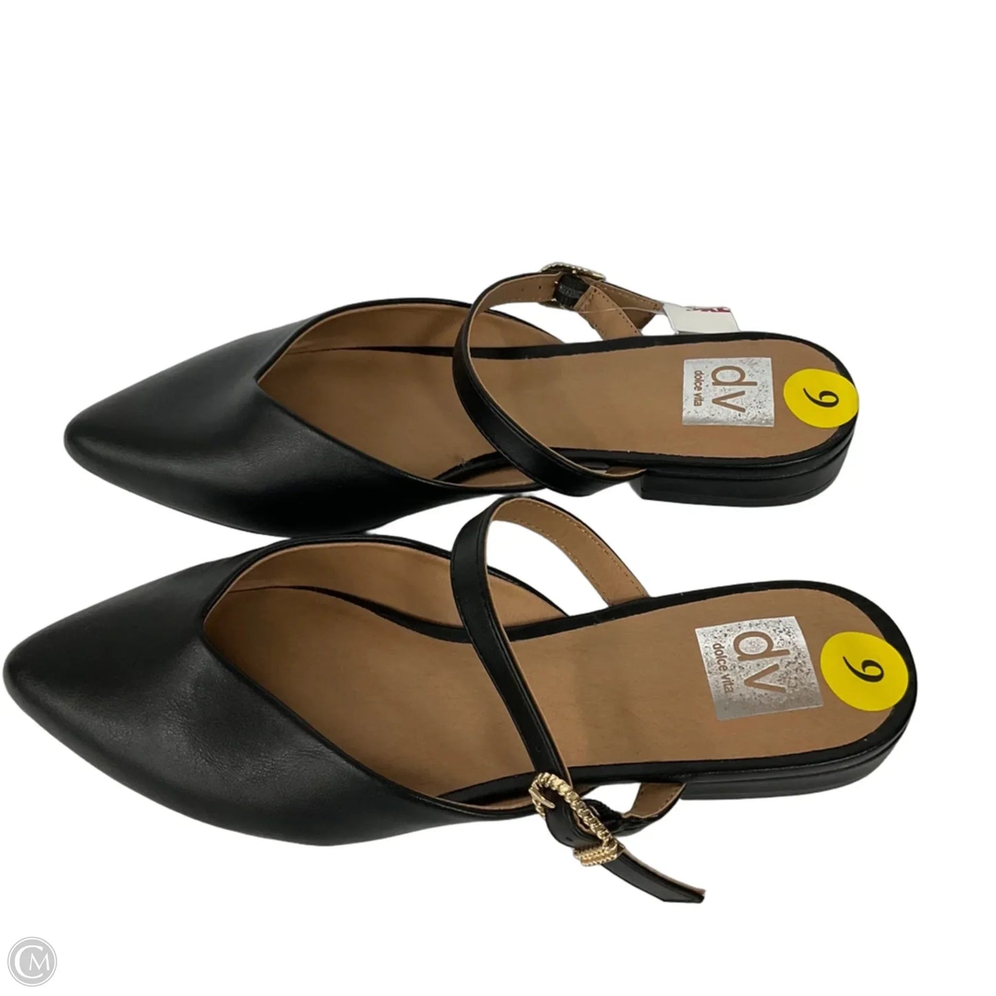 Shoes Flats By Dv In Black, Size: 9