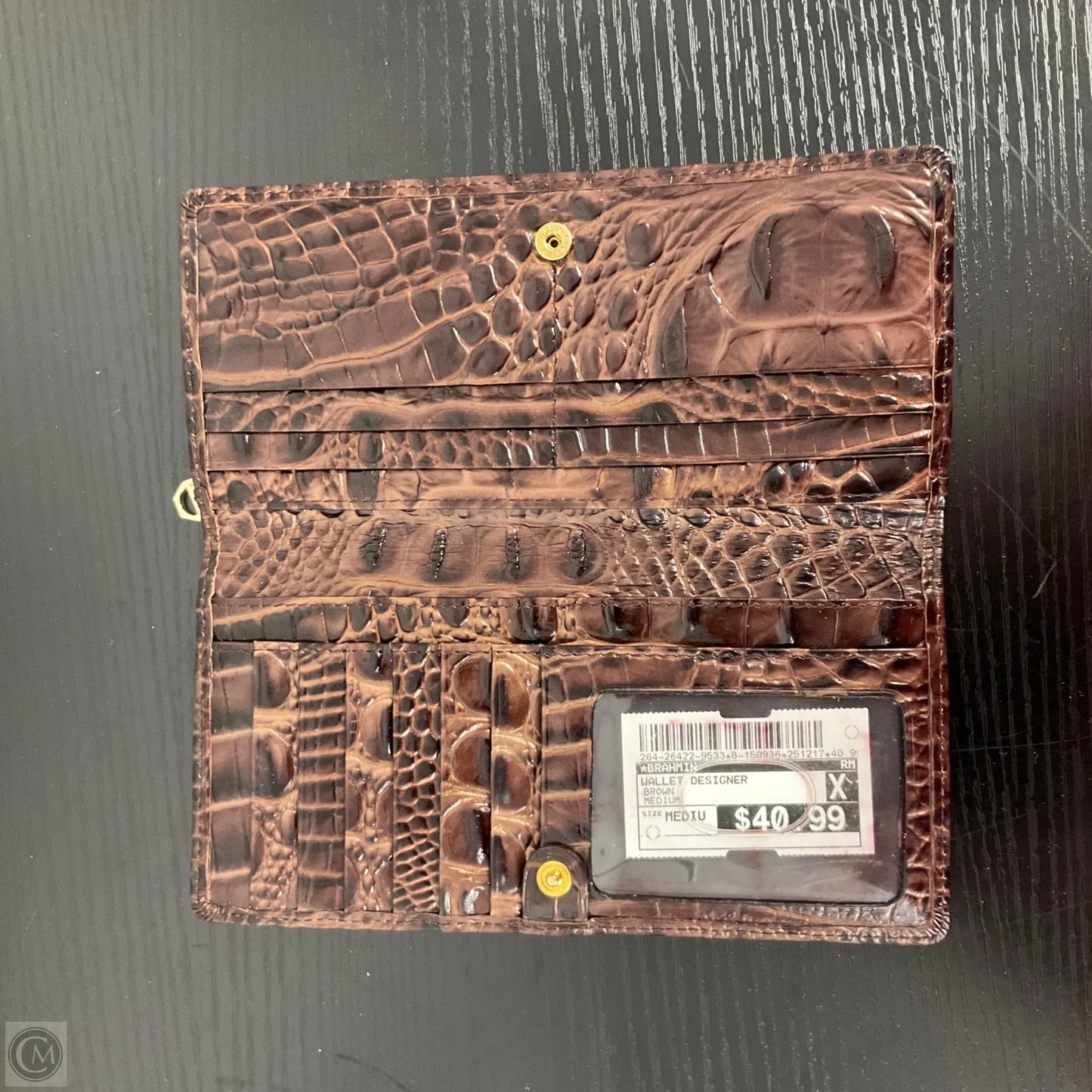 Wallet Designer By Brahmin, Size: Medium