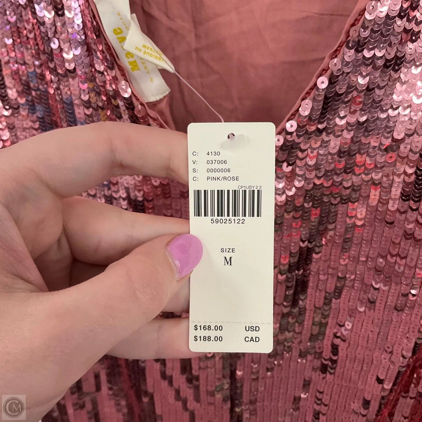 Dress Casual Short By Anthropologie In Pink, Size: M