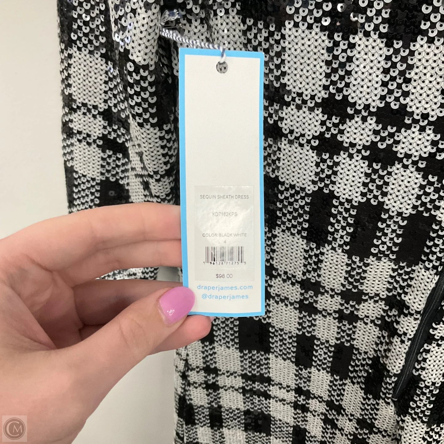 Dress Casual Short By Draper James In Black & Grey, Size: 4