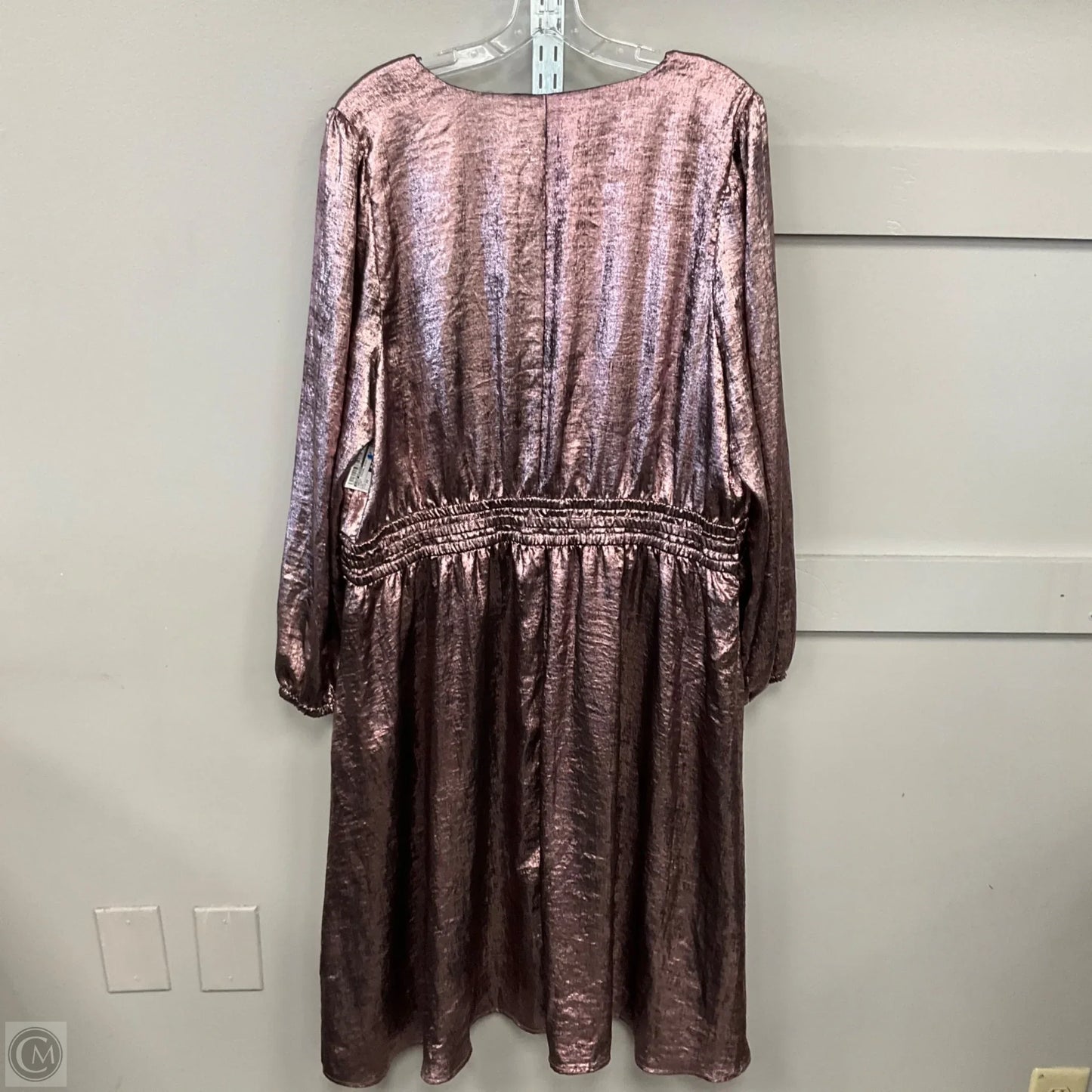 Dress Casual Midi By Lane Bryant In Pink, Size: 22
