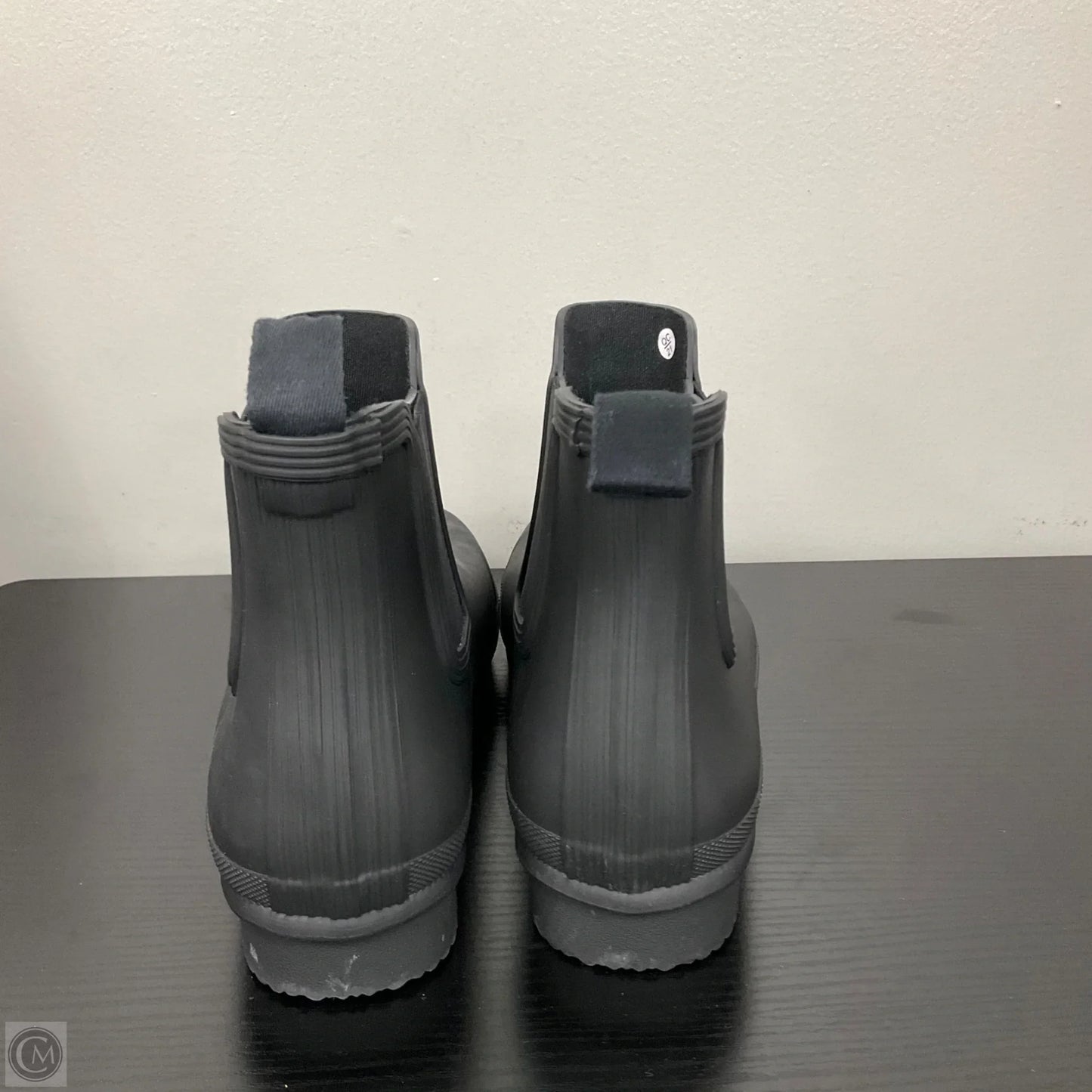 Boots Ankle Flats By Hunter In Black, Size: 11