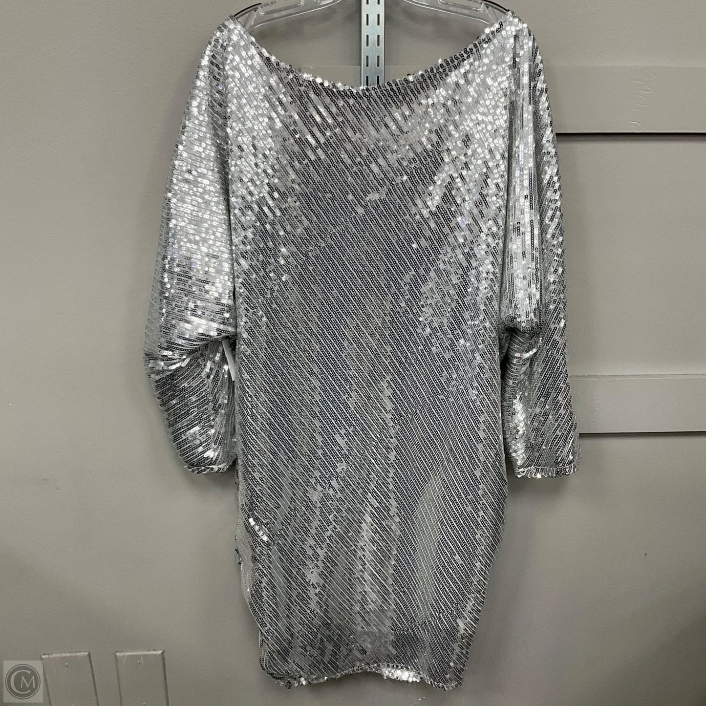 Dress Party Short In Silver, Size: 4x