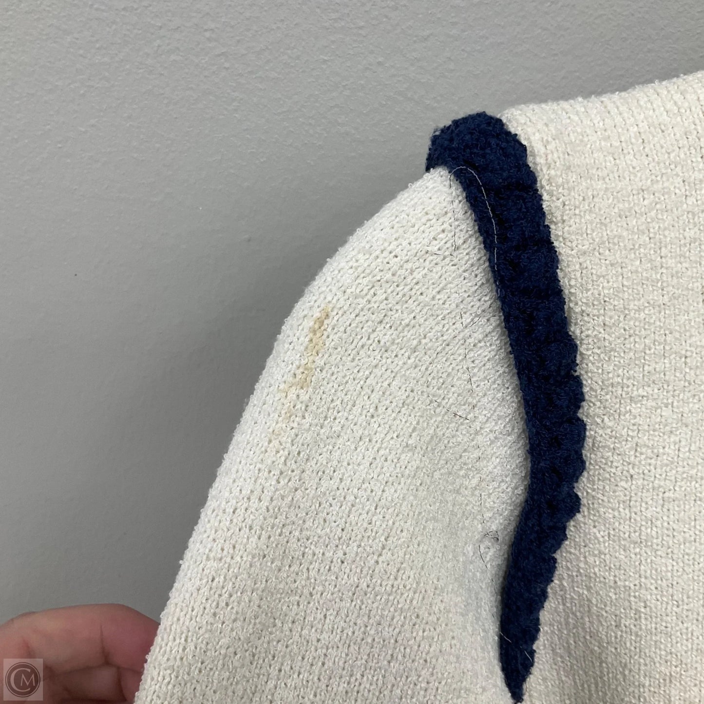 Blazer By Maeve In Cream, Size: Xxs