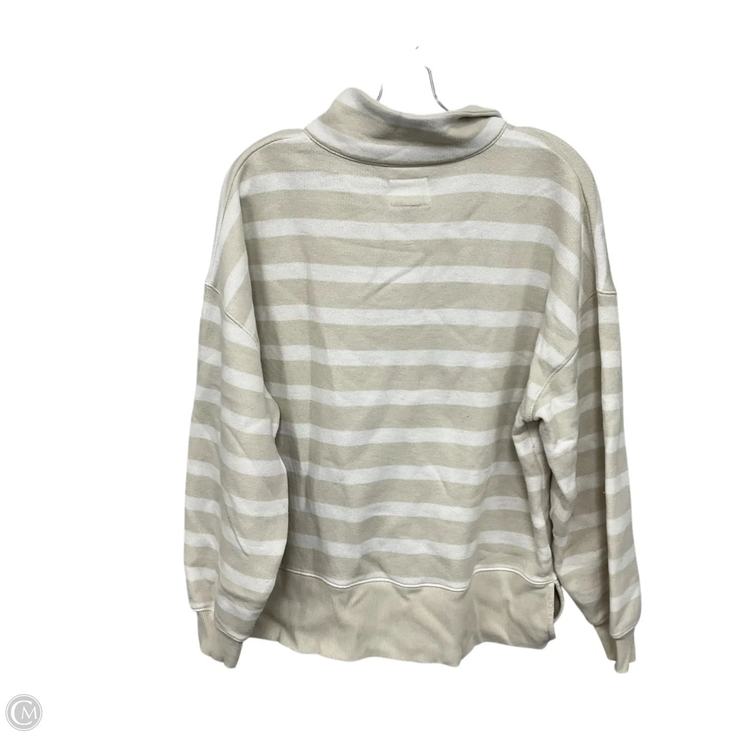 Top Long Sleeve By American Eagle In Striped Pattern, Size: Xs