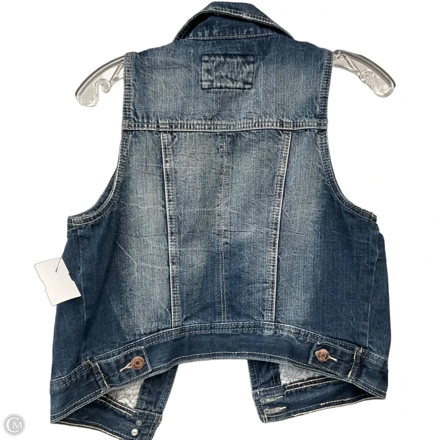 Vest Other By Vanity In Blue Denim, Size: M