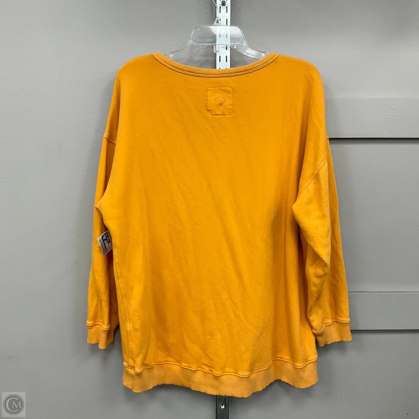 Top Long Sleeve By Aerie In Orange, Size: S