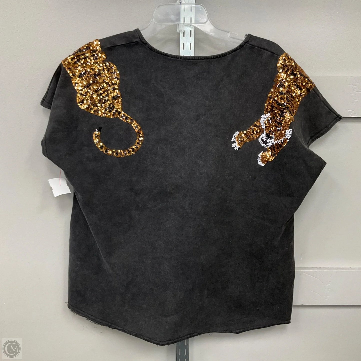 Top Short Sleeve By Blue B In Black, Size: M