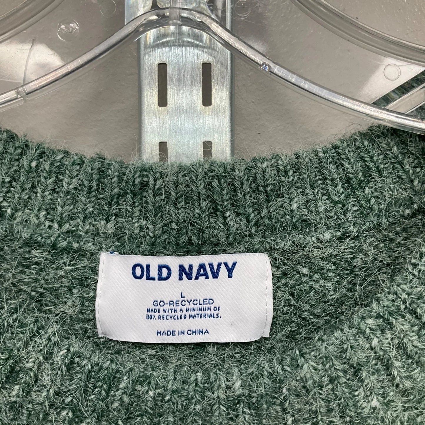 Sweater By Old Navy In Green, Size: L