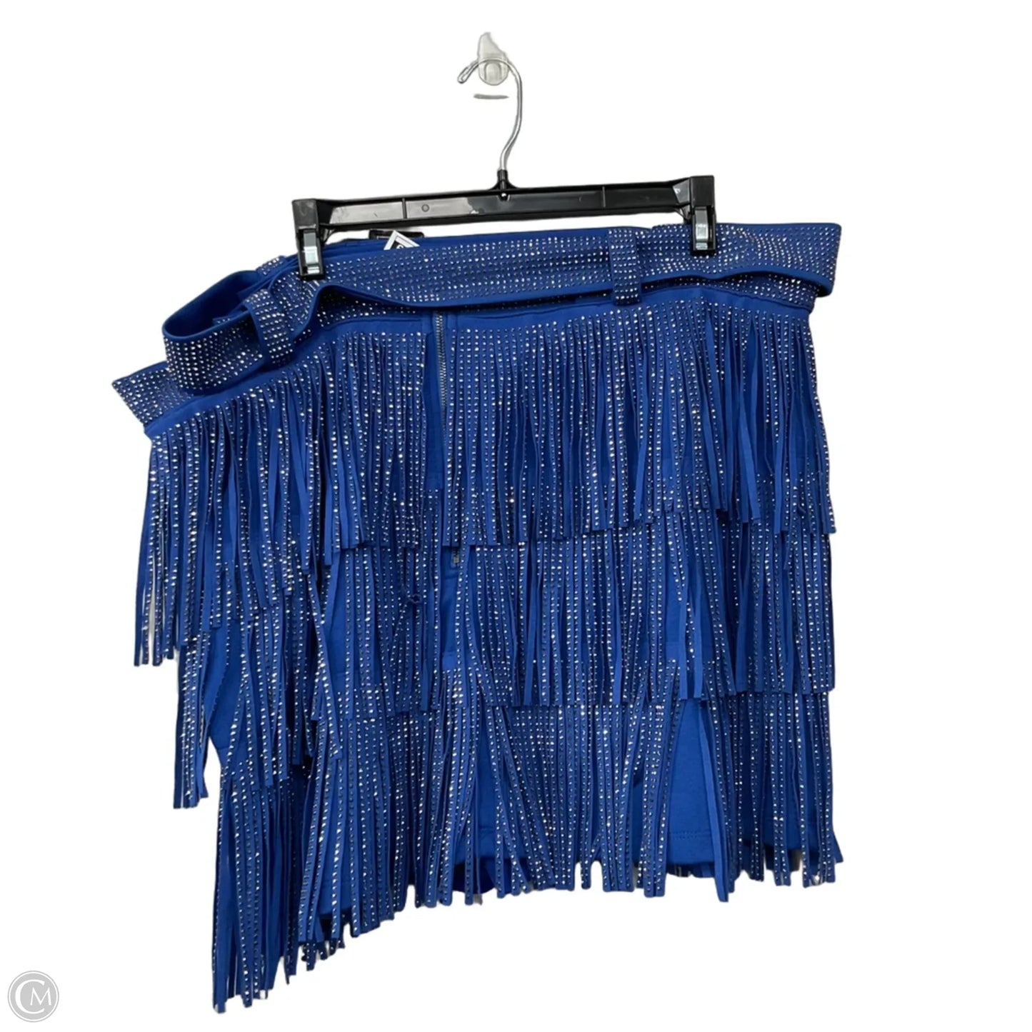 Skirt Mini & Short By Clothes Mentor In Blue, Size: 1x
