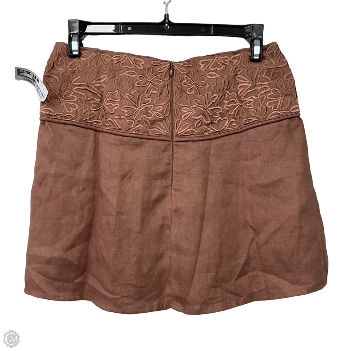 Skirt Mini & Short In Brown, Size: S
