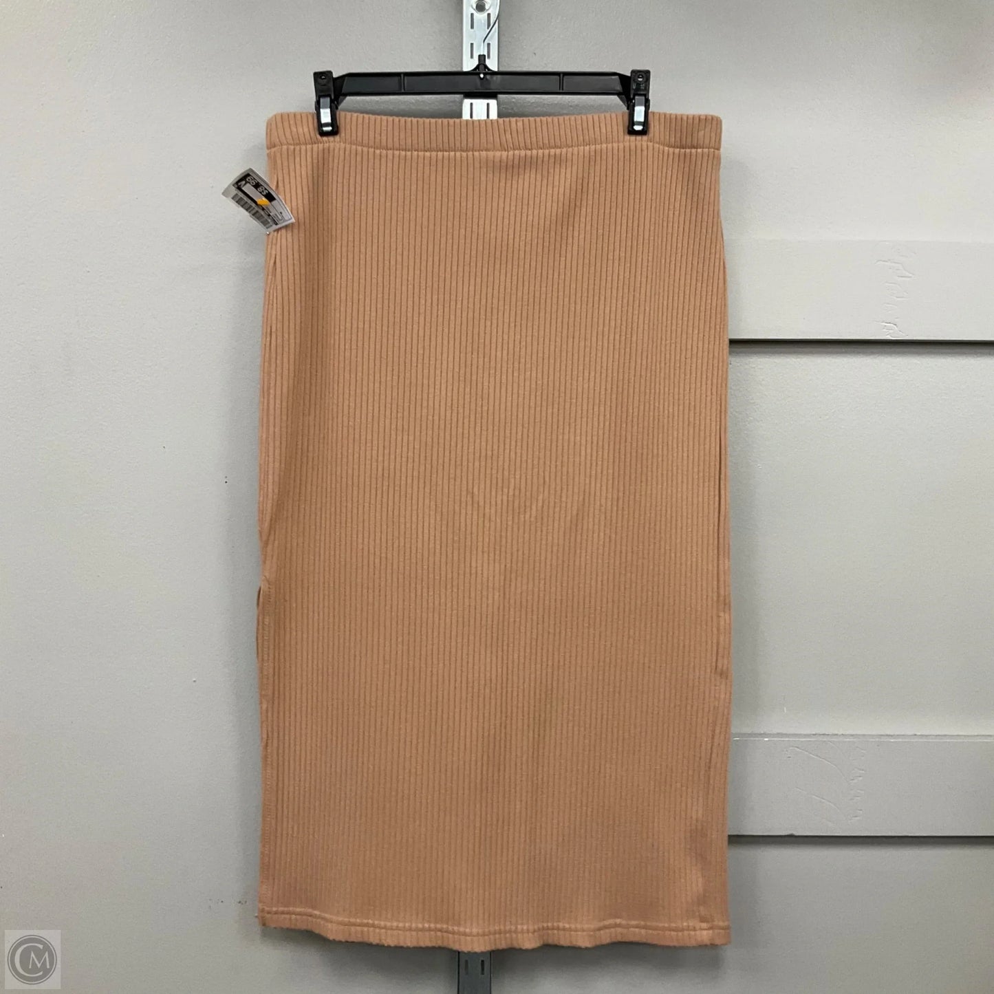 Skirt Midi By Time And Tru In Brown, Size: M