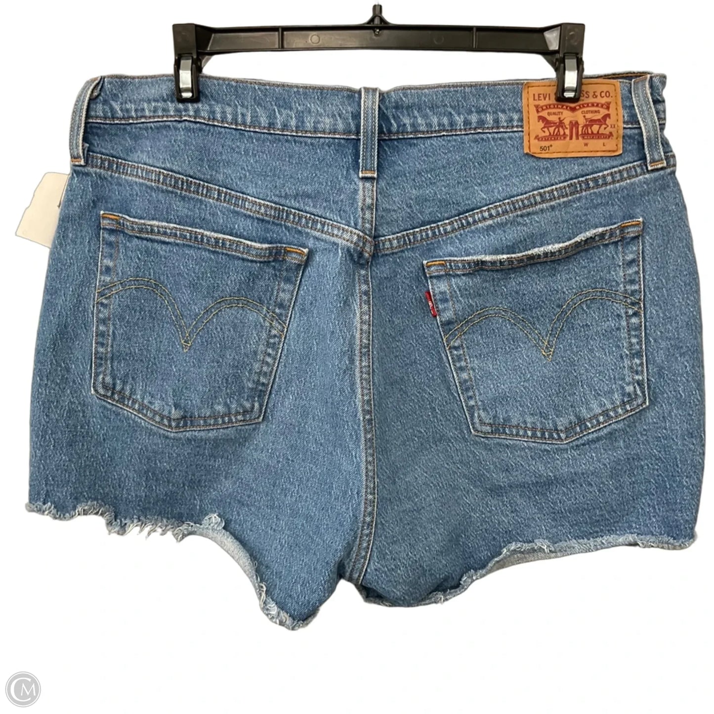 Shorts By Levis In Blue Denim, Size: 16