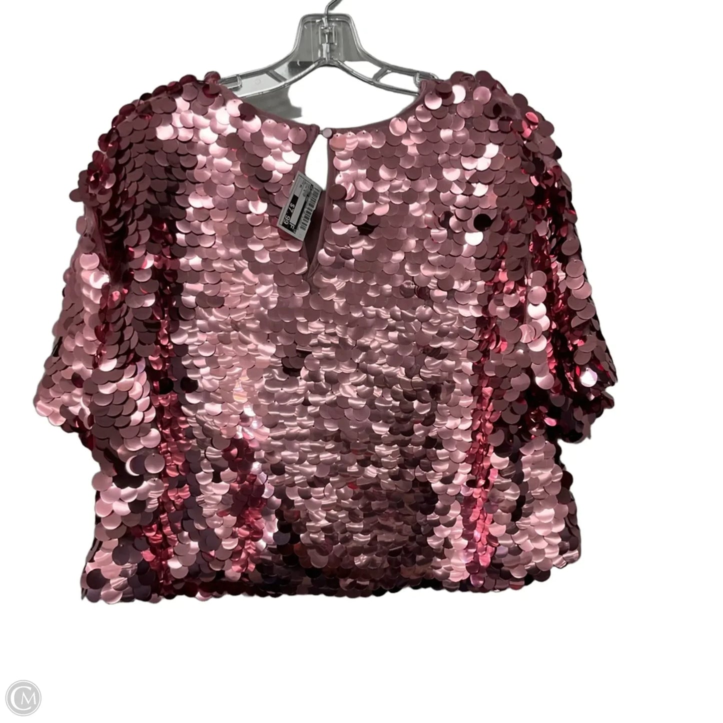 Top Short Sleeve By A New Day In Pink, Size: Xl
