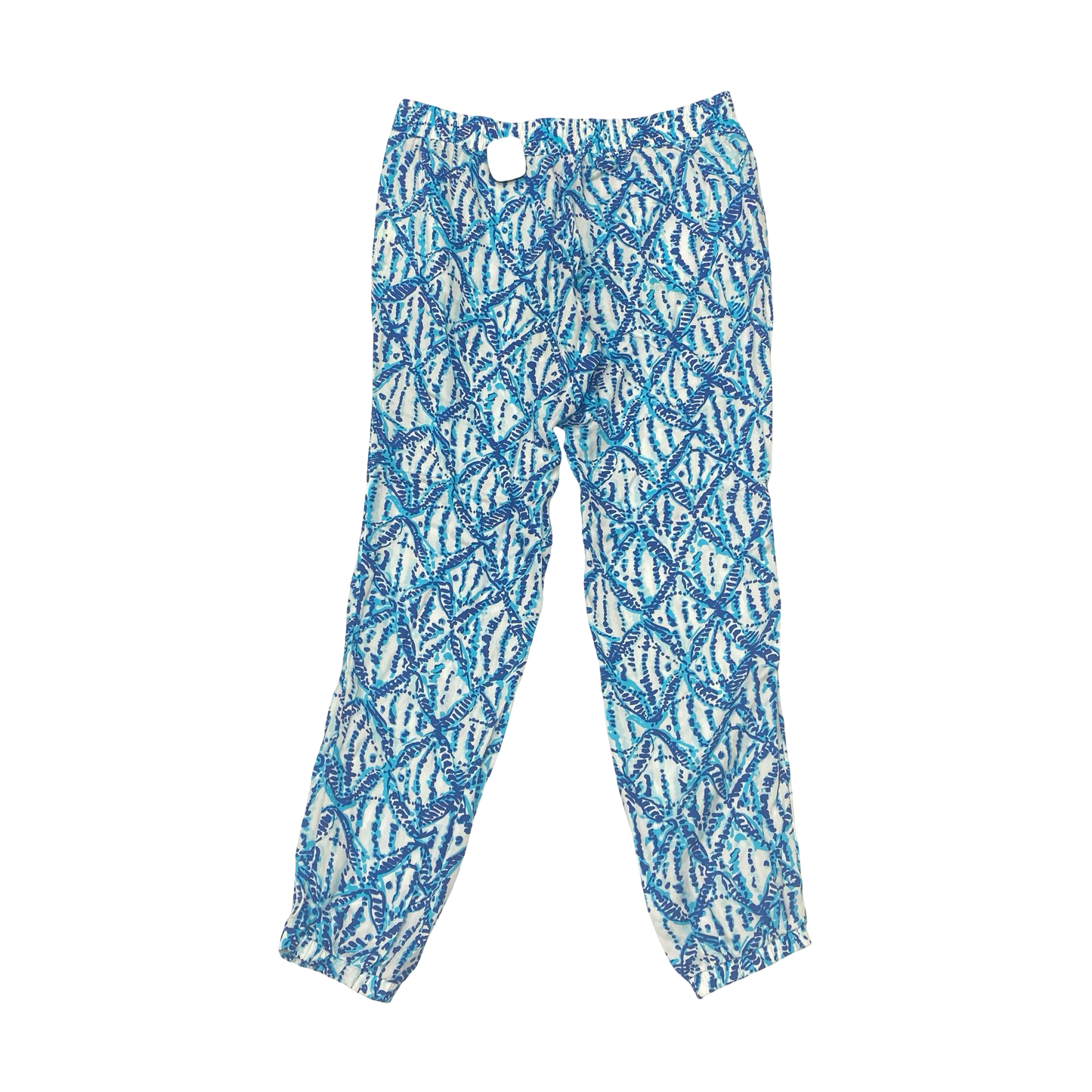 Pants Designer By Lilly Pulitzer In Blue & White, Size:S