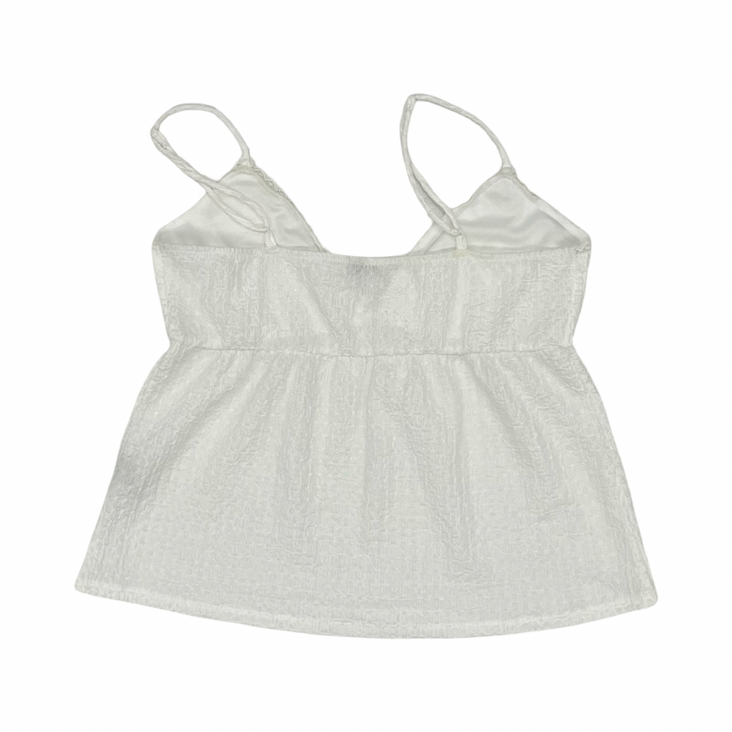 Blouse Sleeveless By Faded Rose In Cream, Size:L
