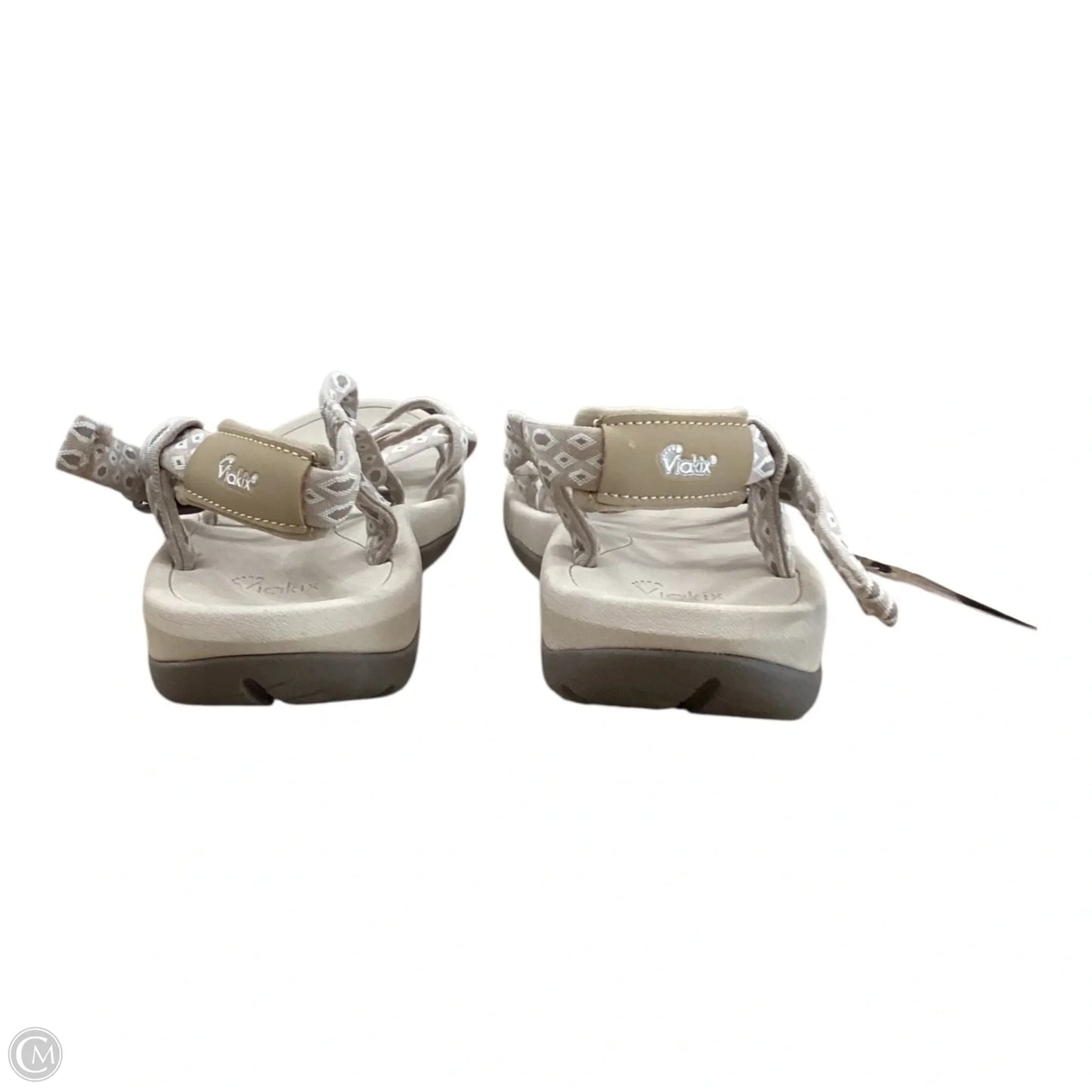 Sandals Flats By Clothes Mentor In Tan, Size: 9