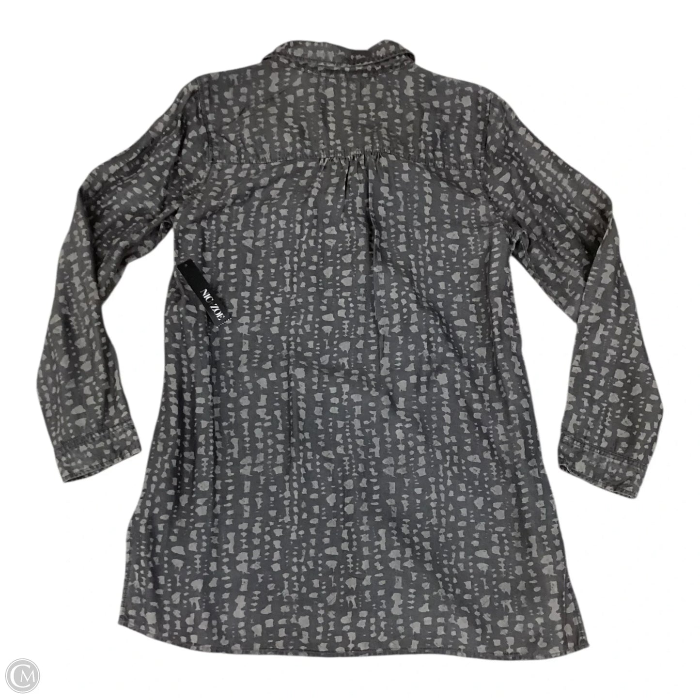 Top Long Sleeve By Nic + Zoe In Grey, Size: M