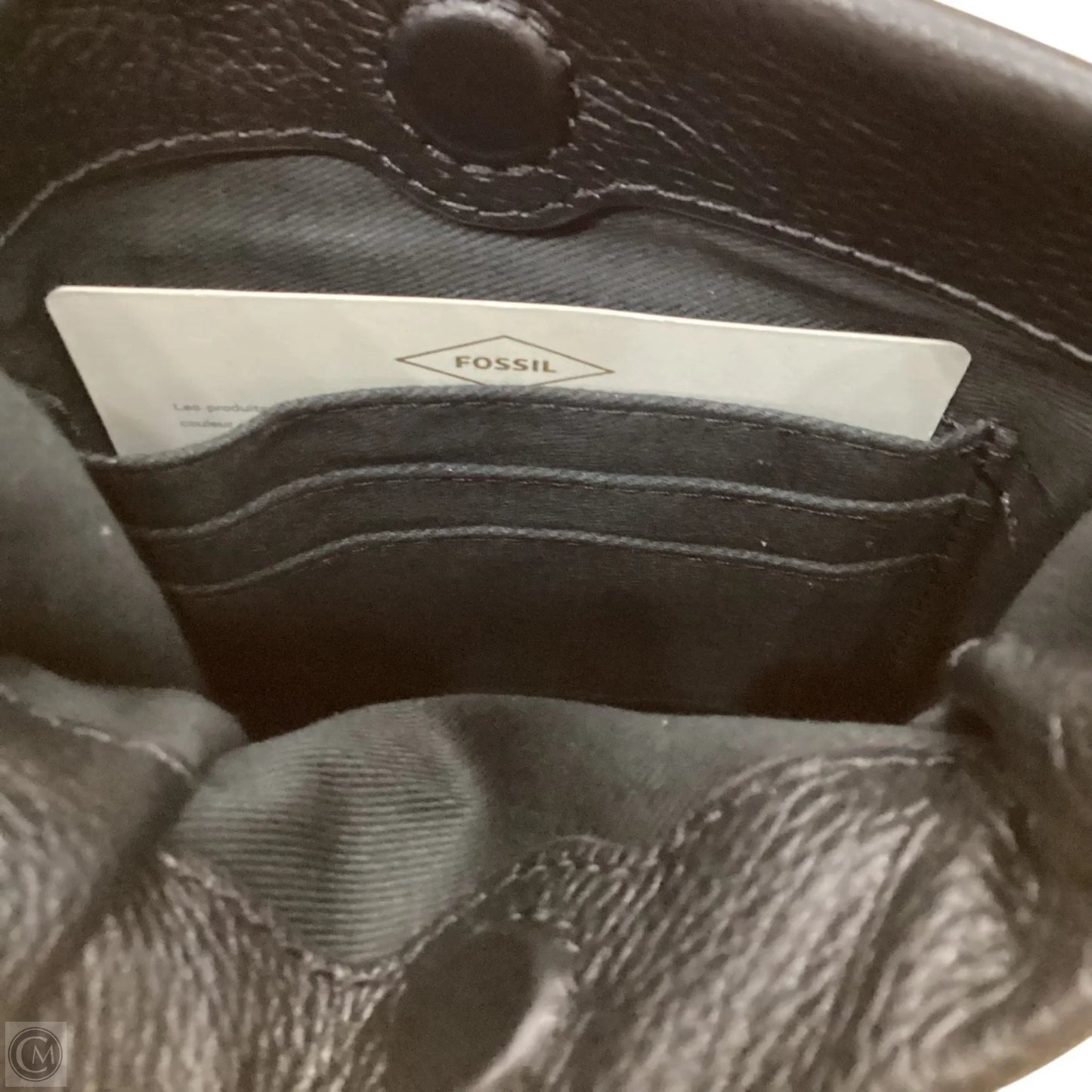 Crossbody Leather By Fossil, Size: Small