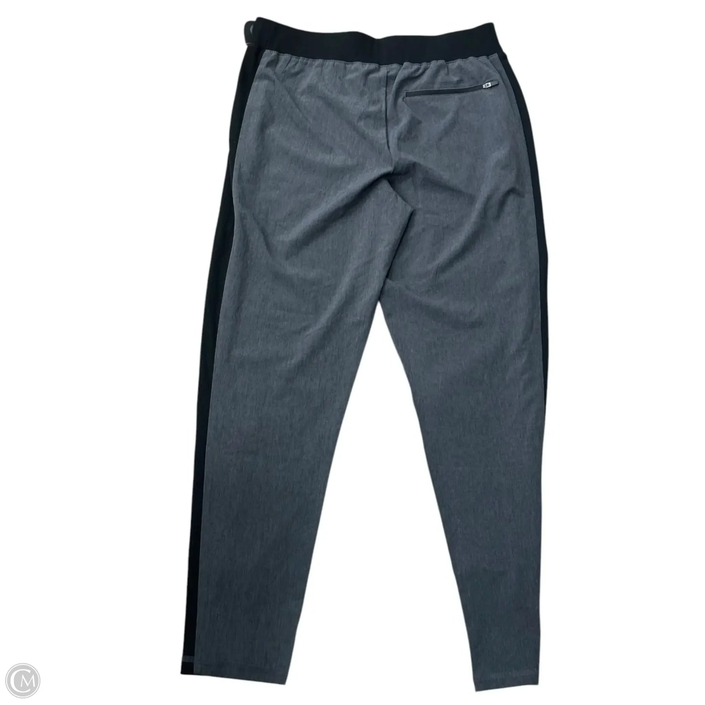 Athletic Pants By Clothes Mentor In Black & Grey, Size: Medium