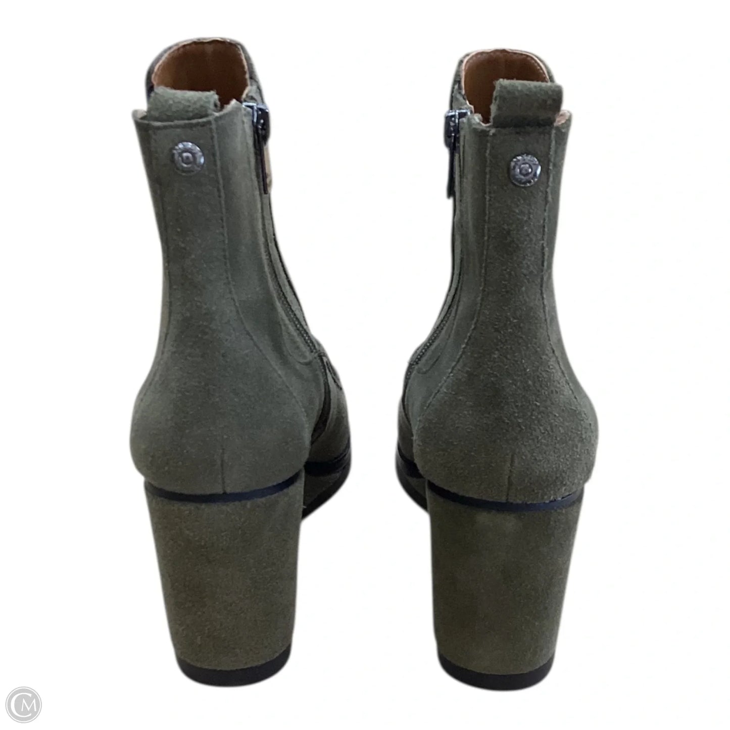 Boots Ankle Heels By Not Your Daughters Jeans In Green, Size: 6.5