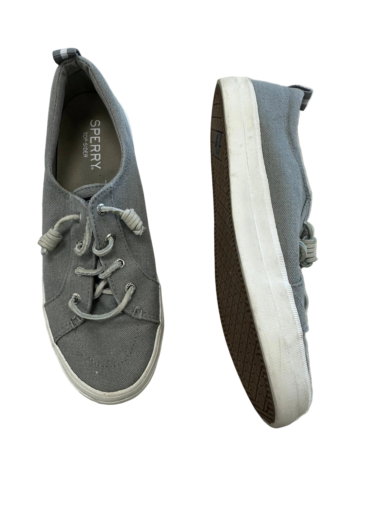 Shoes Flats By Sperry In Grey, Size:9.5