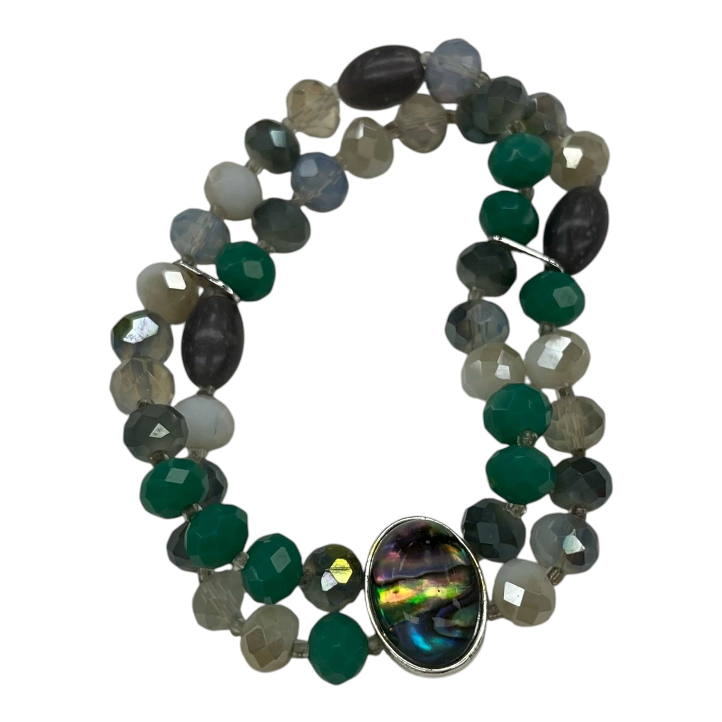 Bracelet Beaded By Clothes Mentor In Green