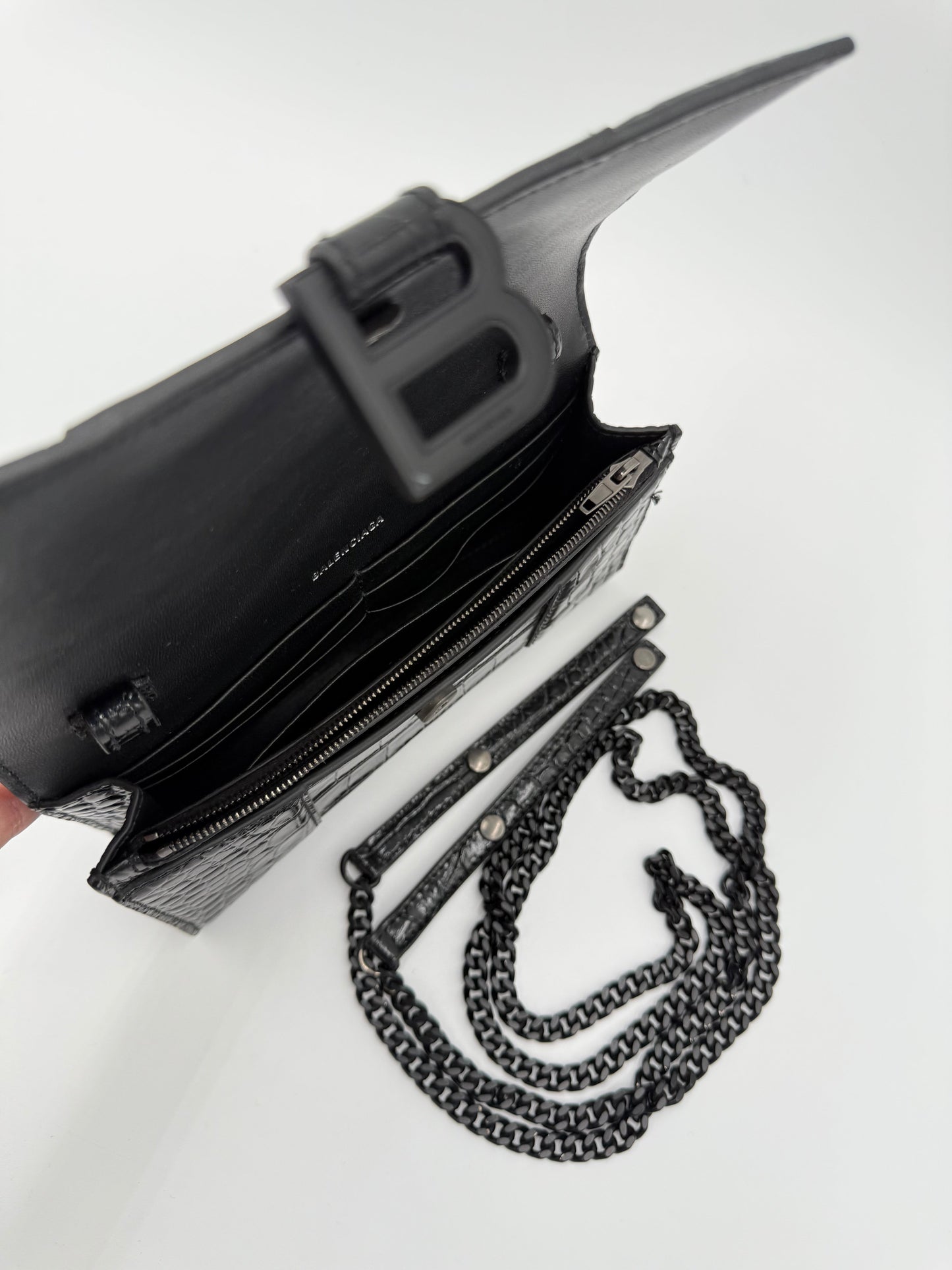 Handbag Luxury Designer By Balenciaga In Black, Size:Small