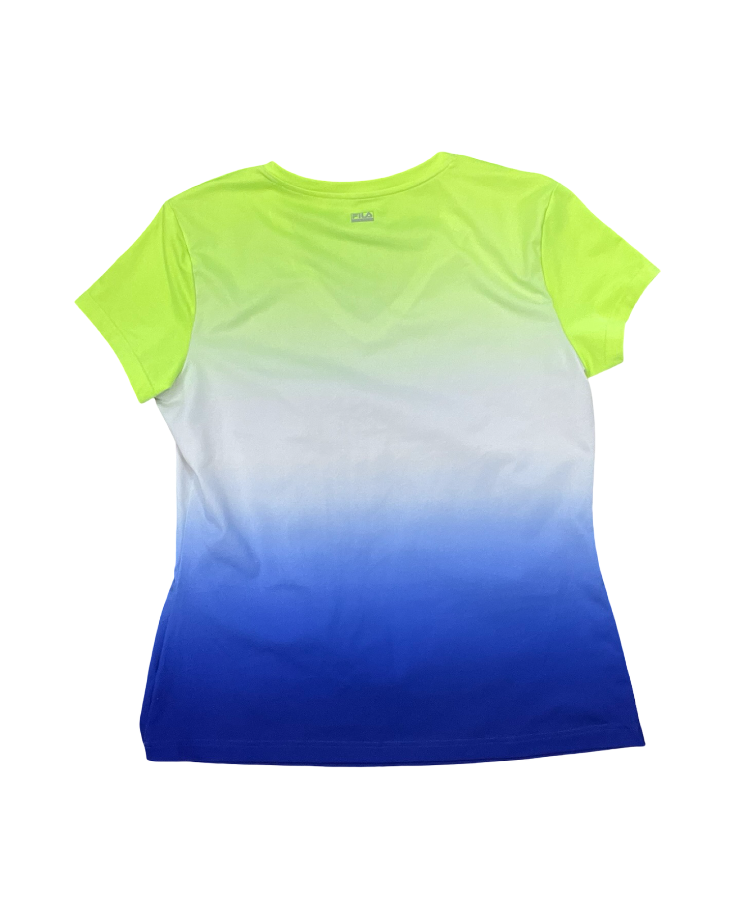 Athletic Top Ss By Fila In Green & Purple, Size:Xl