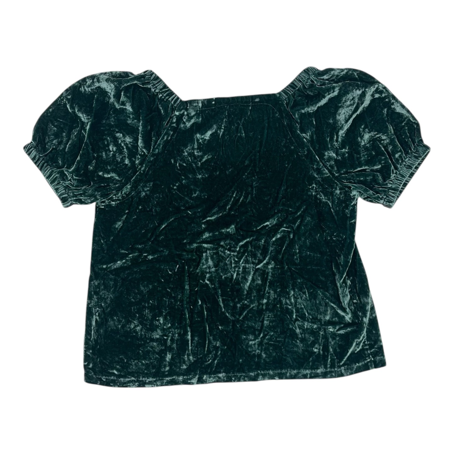 Blouse Ss By Loft In Green, Size:L