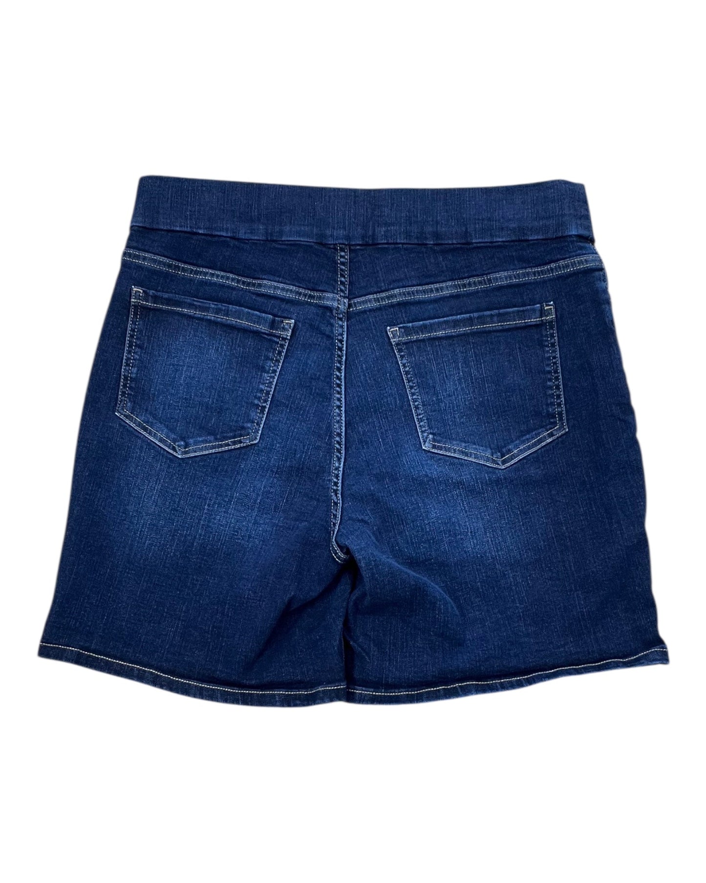Shorts By Liz Claiborne In Blue Denim, Size:12