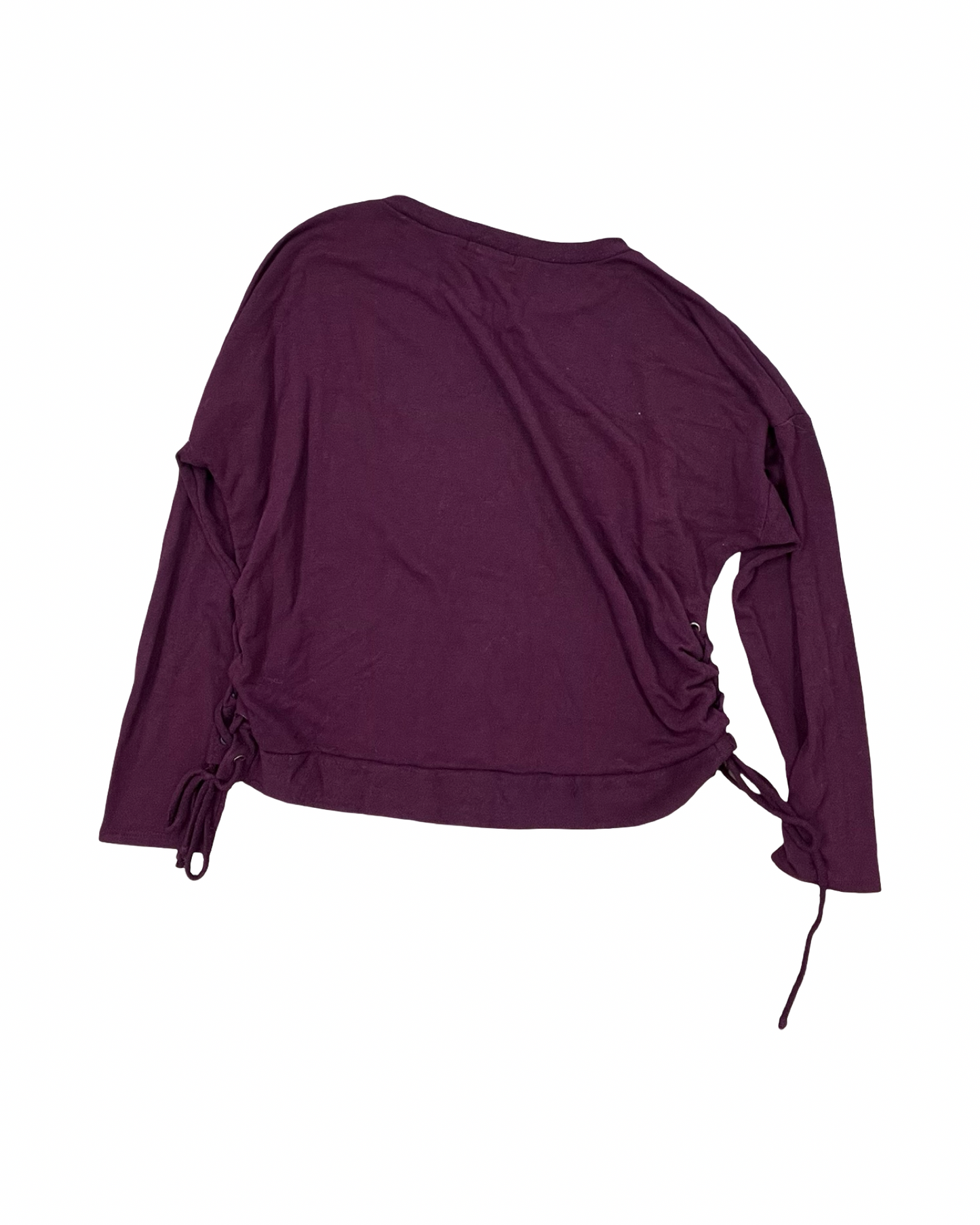 Top Ls By Ginger G In Maroon, Size:L
