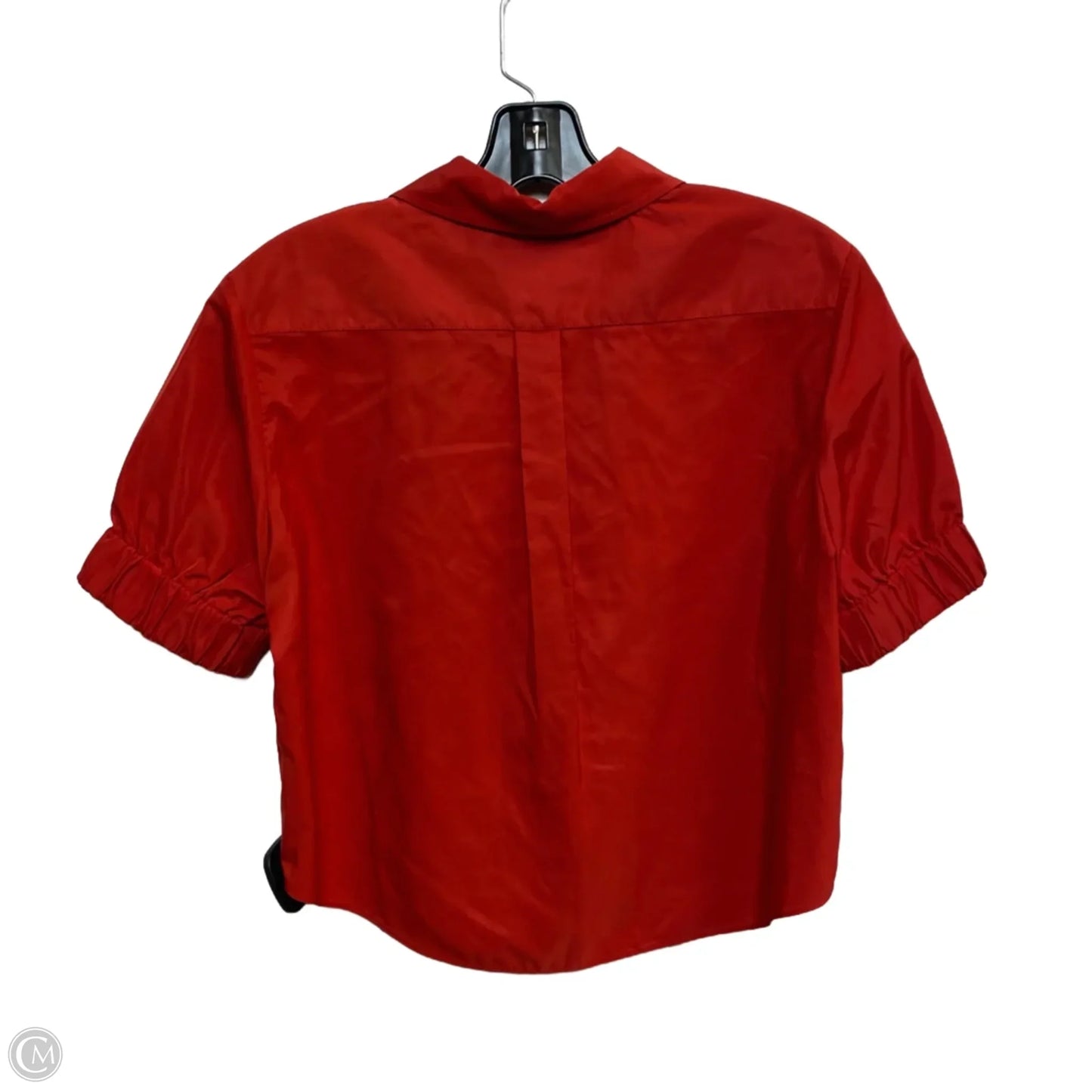 Top Short Sleeve By Zara In Red, Size: Xs