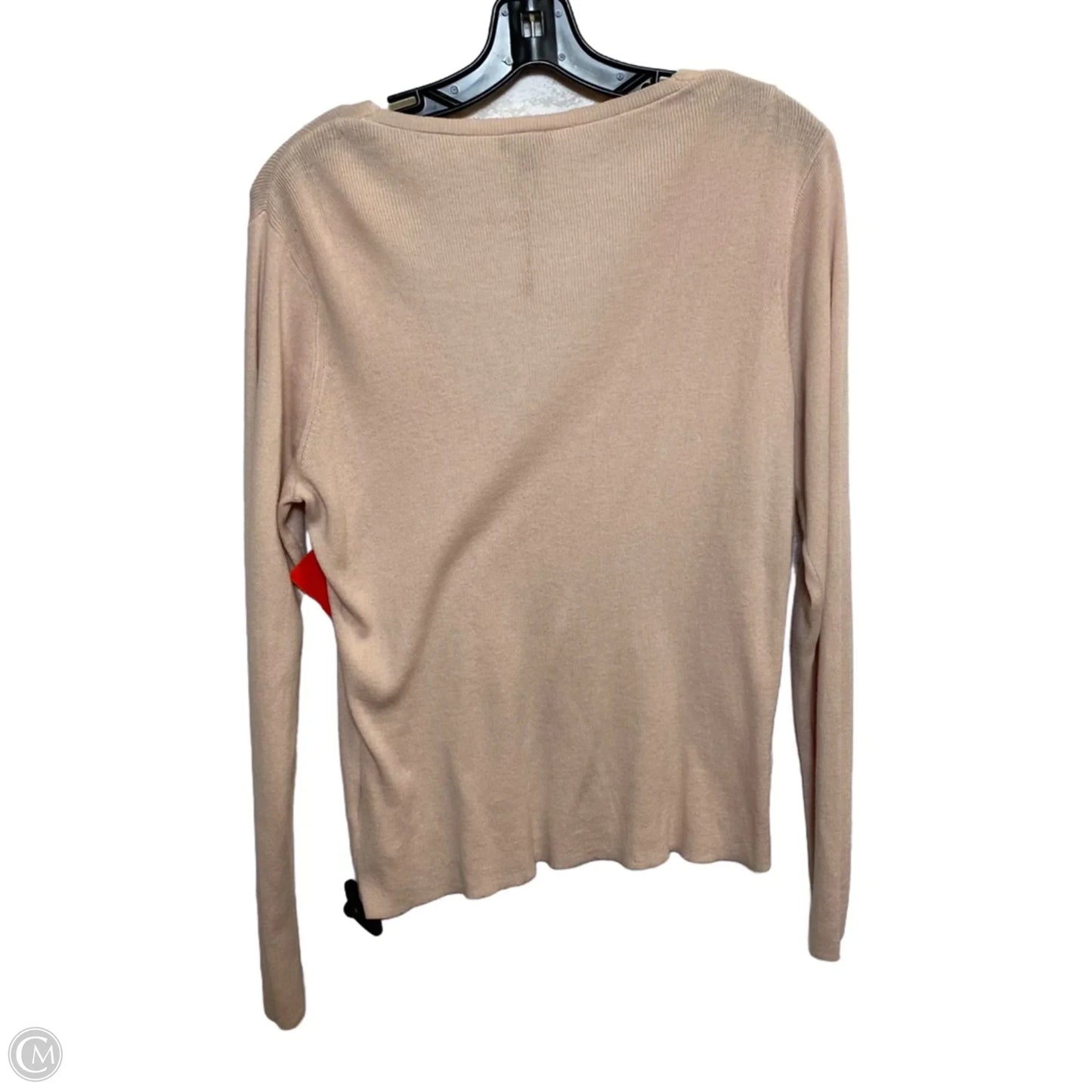 Top Long Sleeve By Express In Pink, Size: Xl