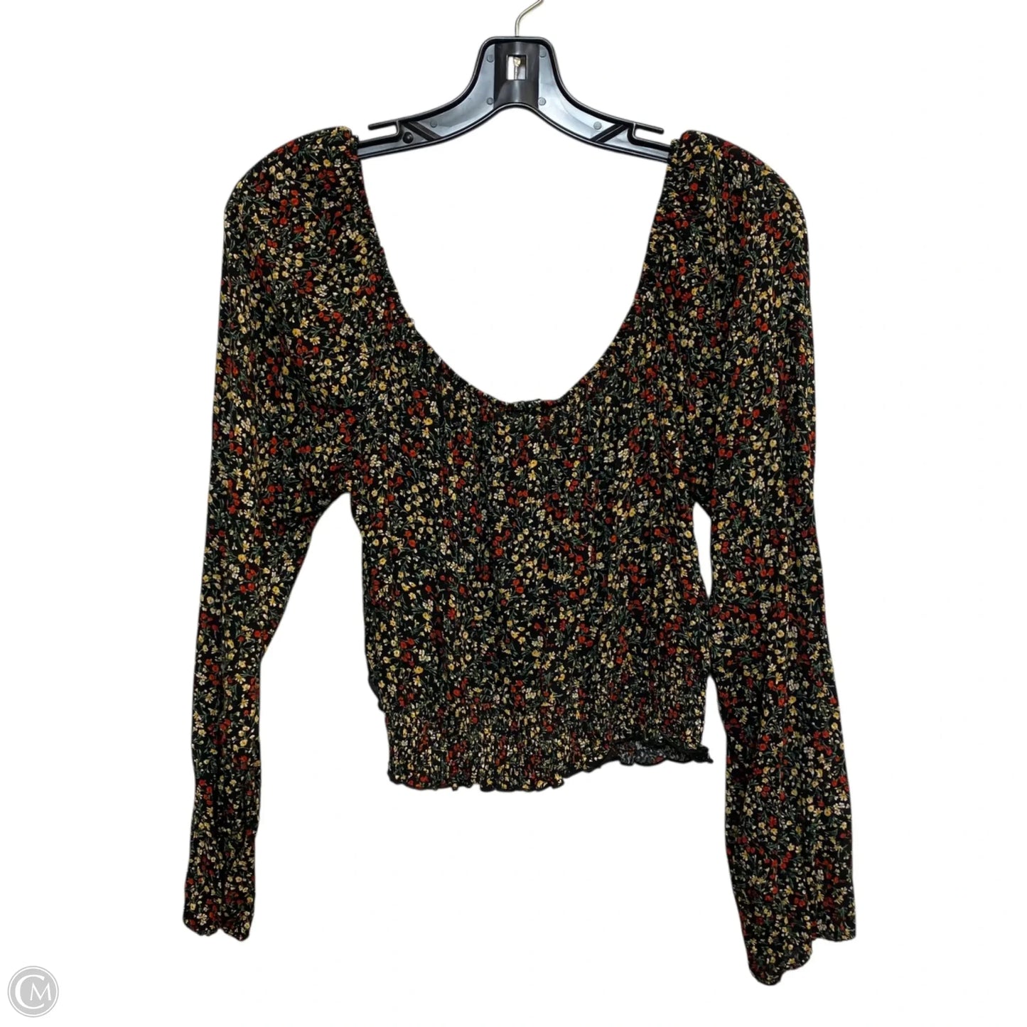 Top Long Sleeve By Fashion Nova In Black, Size: L