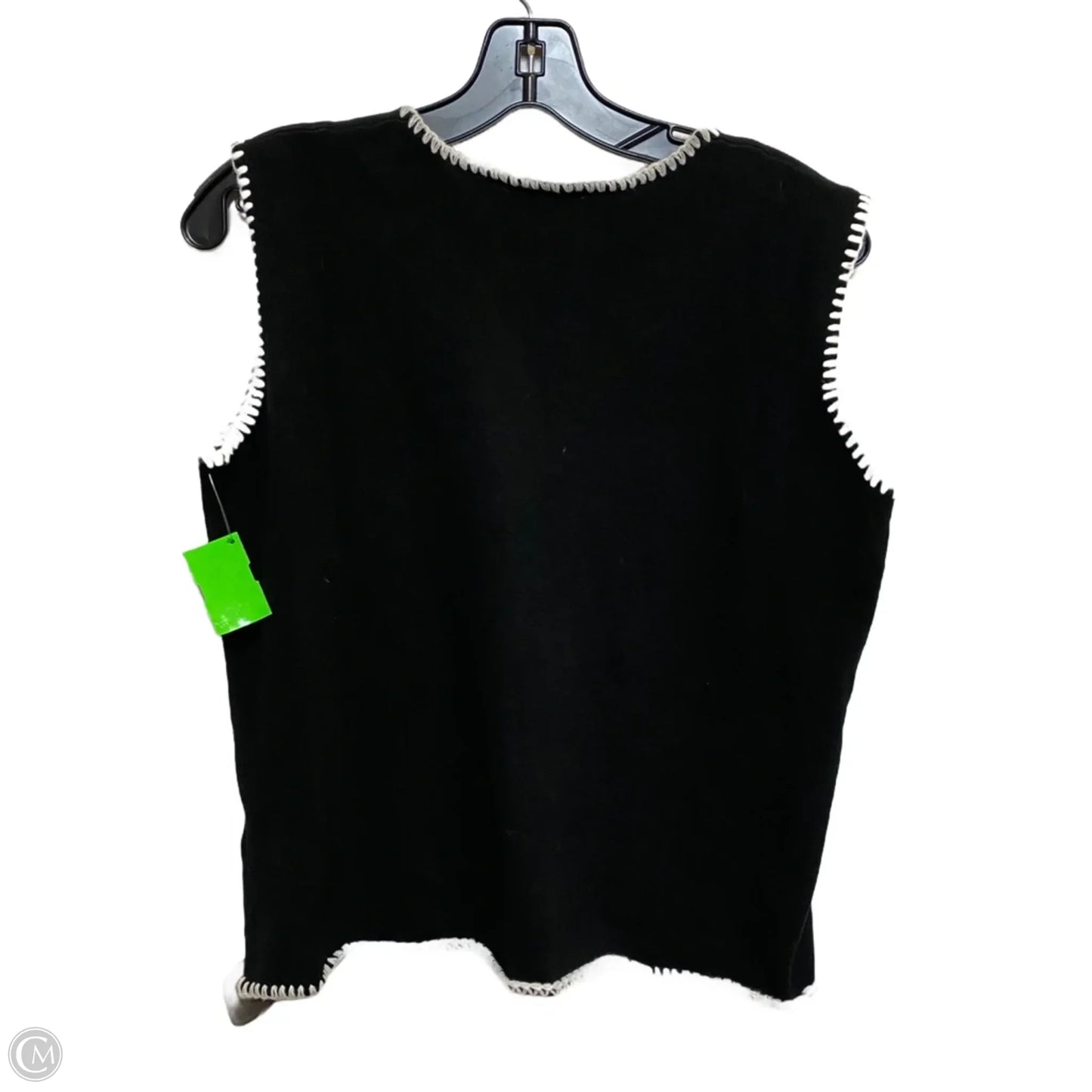 Top Sleeveless By Cmf In Black, Size: L