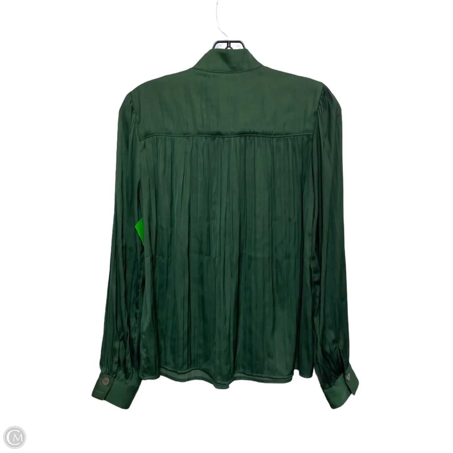 Blouse Long Sleeve By Anthropologie In Green, Size: Xs