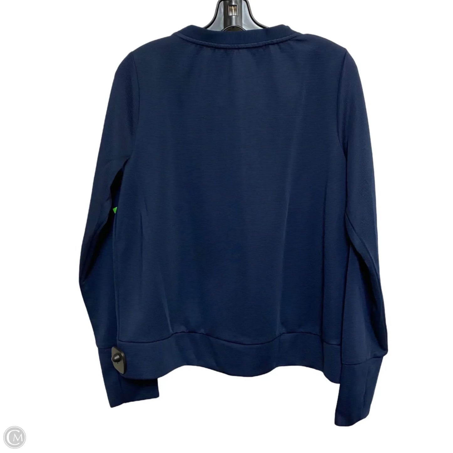 Athletic Top Long Sleeve Crewneck By Ab by Addison Bay In Navy, Size: S