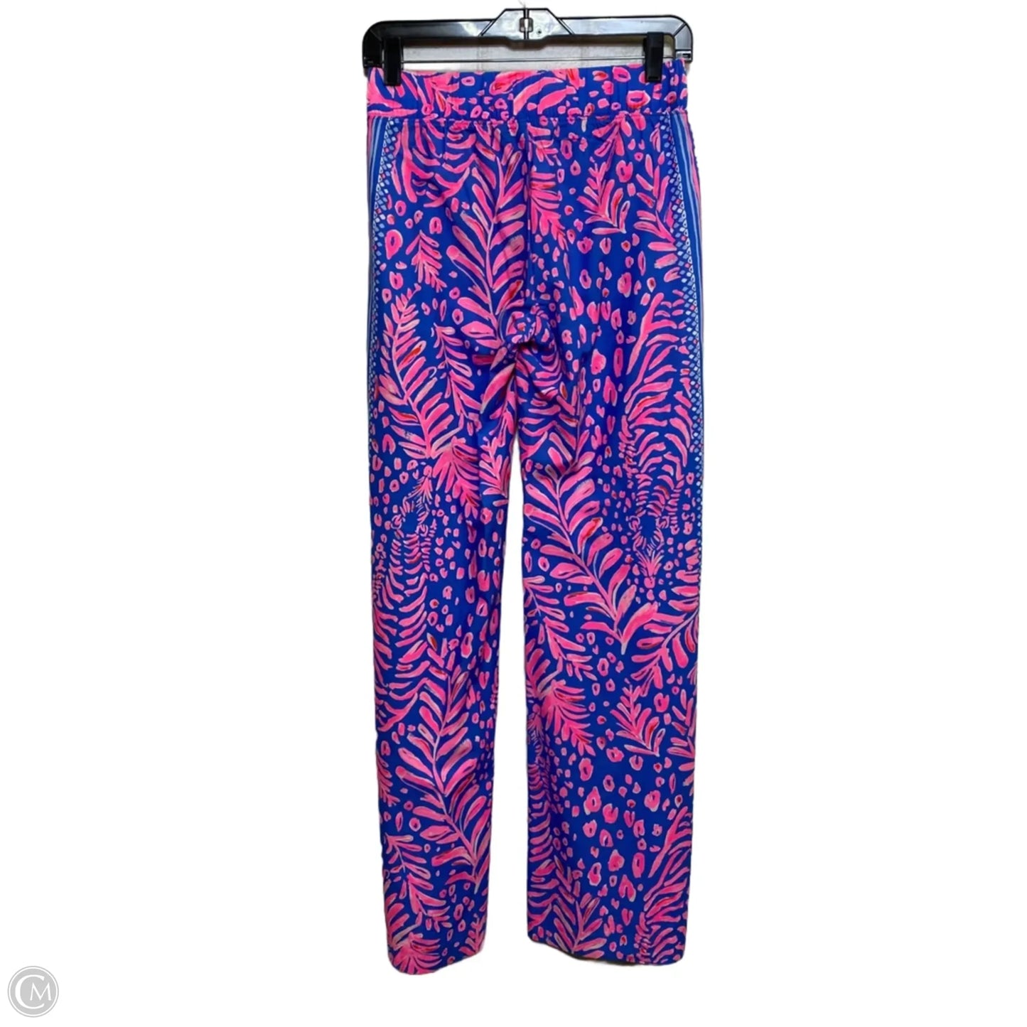 Pants Designer By Lilly Pulitzer In Blue & Pink, Size: Xs