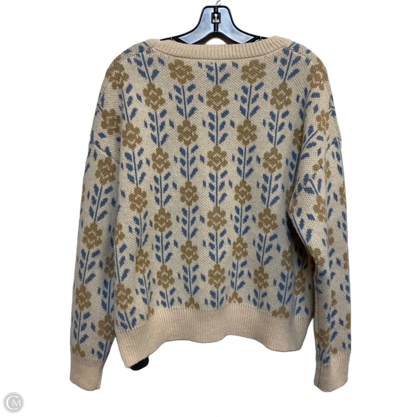 Sweatshirt Crewneck By Time And Tru In Animal Print, Size: L