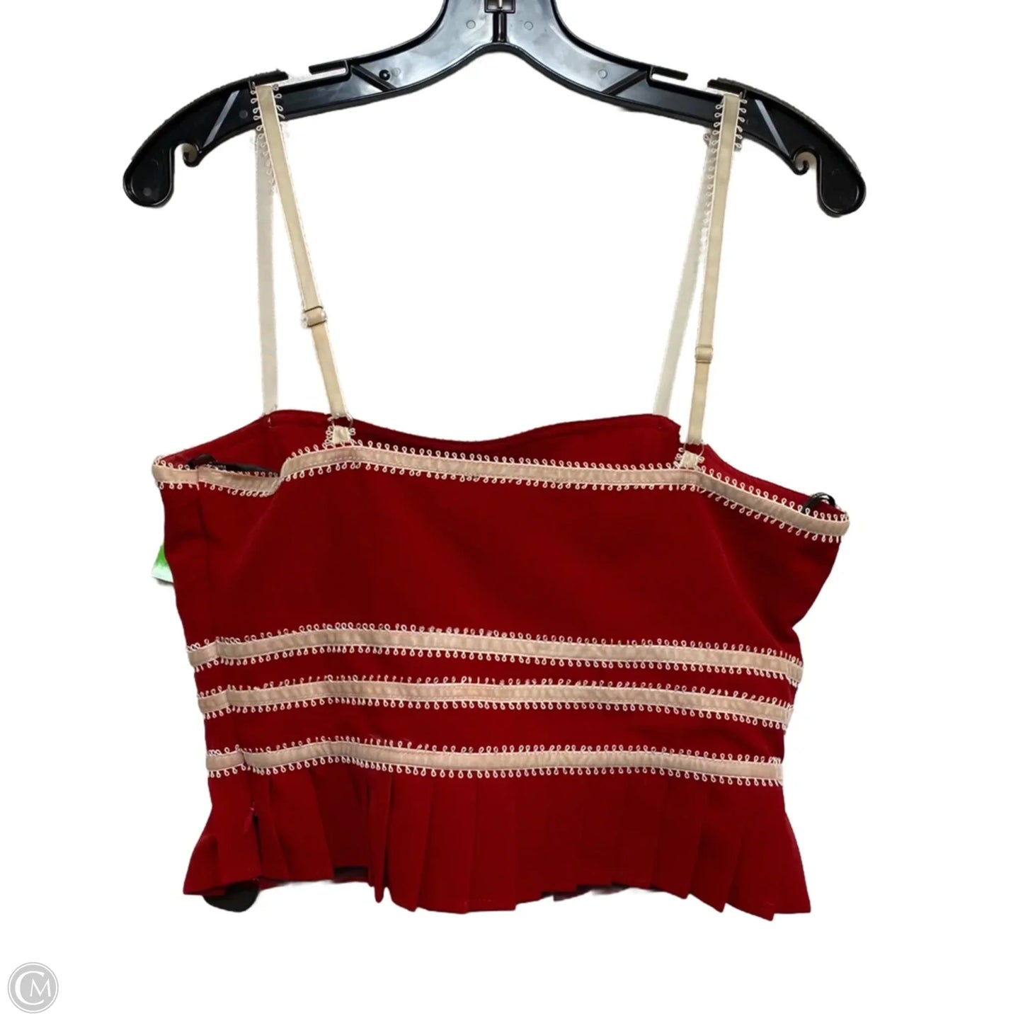 Top Sleeveless By Forever 21 In Red, Size: M