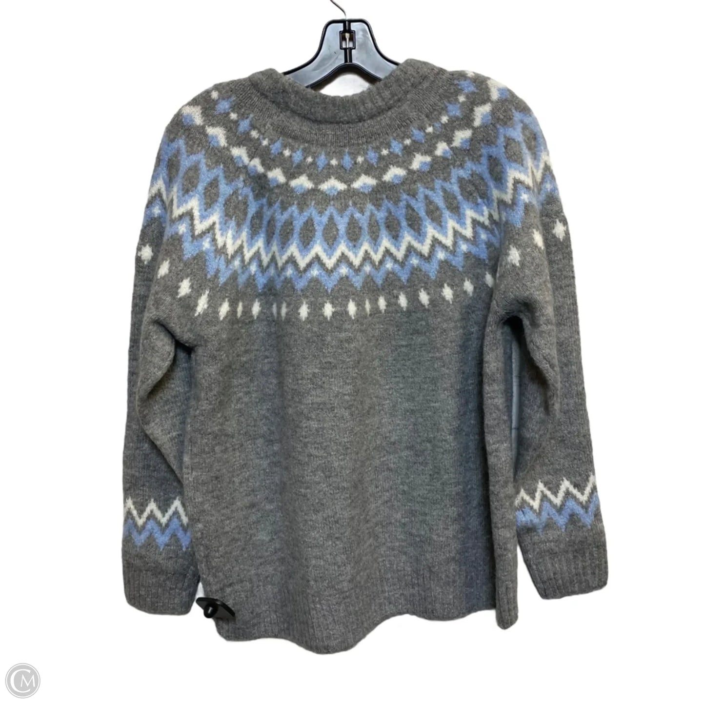 Sweater By Esmara In Blue & Grey, Size: L