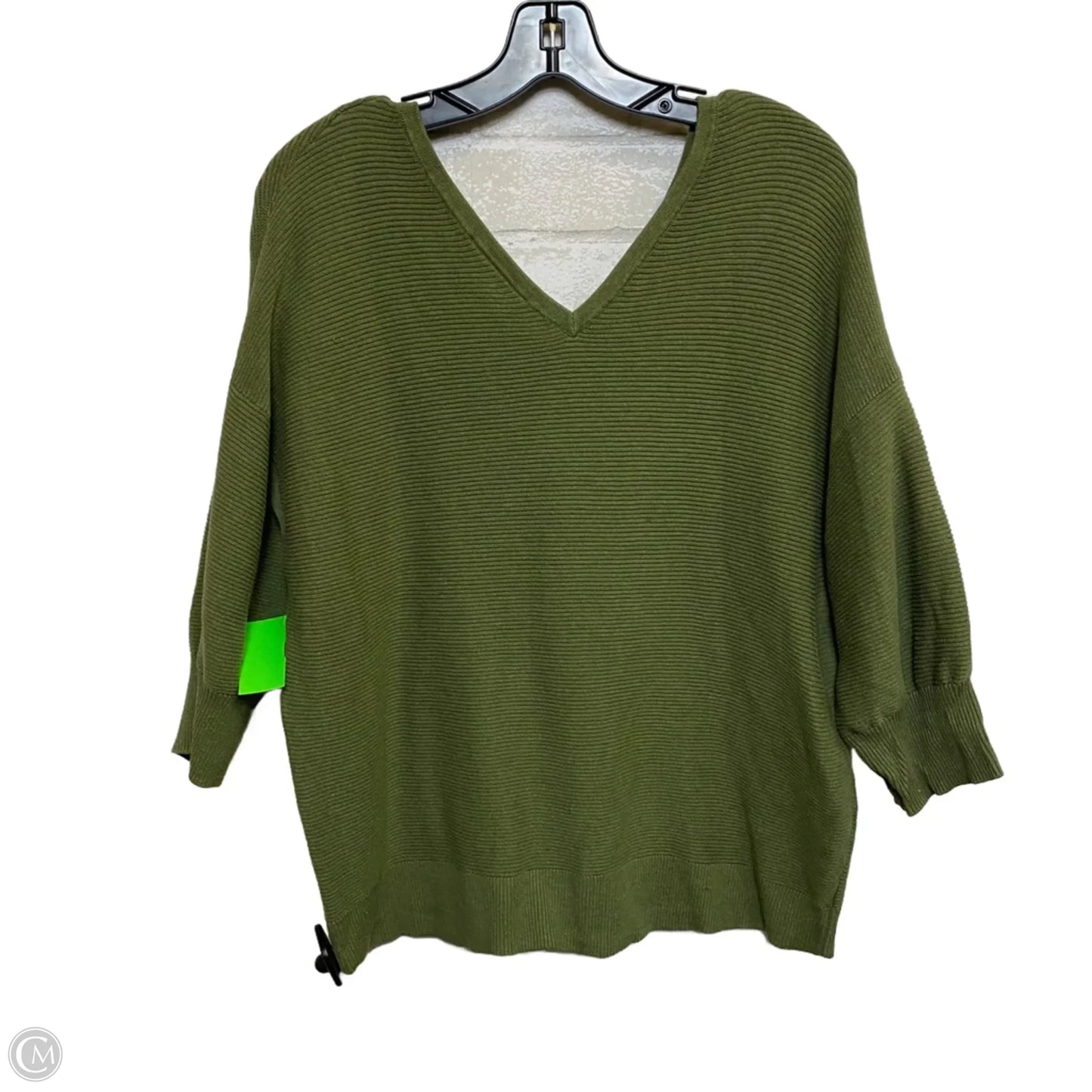 Top Short Sleeve By Lane Bryant In Green, Size: L