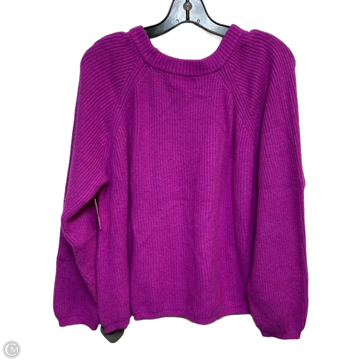 Sweater By Tahari In Purple, Size: Xl